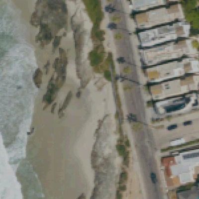 Aerial view of La Jolla Strand Park
