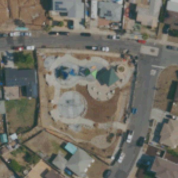 Aerial view of La Paz Park