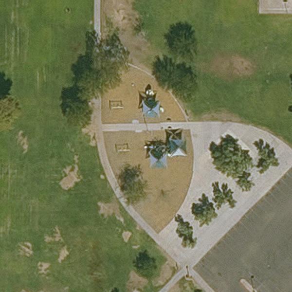 Aerial view of La Pradera Park