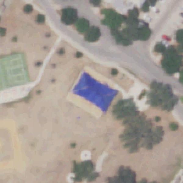 Aerial photo of Labor Street Park