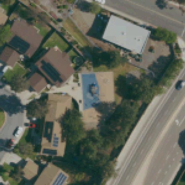 Aerial view of Laffey Ct Playground