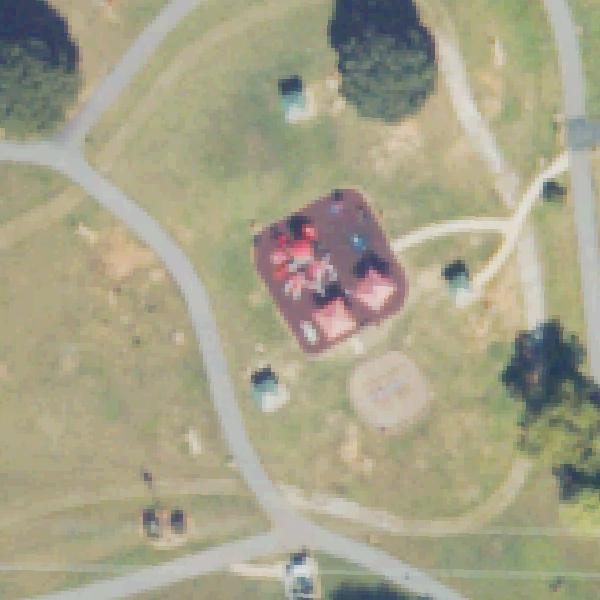 Aerial view of Lake City Community Park