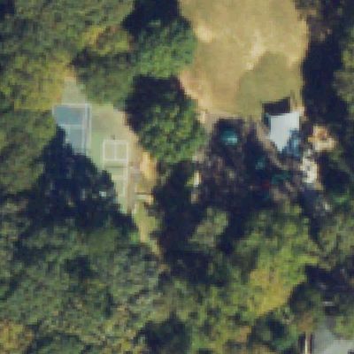 Aerial view of Lake Claire Playground