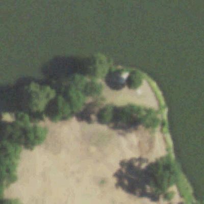 Aerial photo of Lake Cliff Park