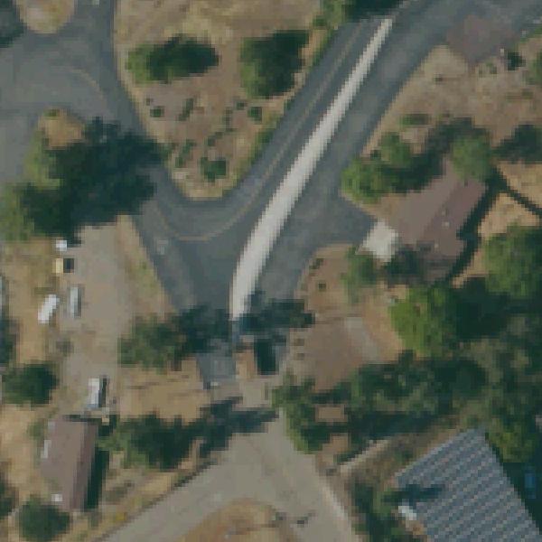 Aerial view of Lake Jennings