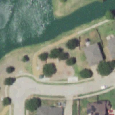 Aerial view of Lake Parks PID Playground