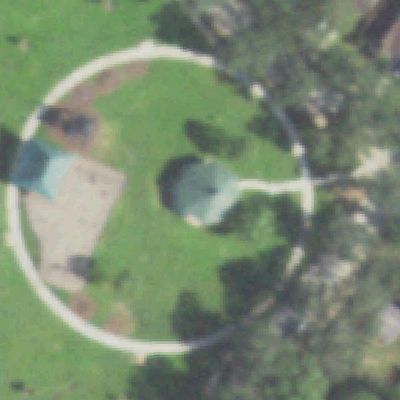 Aerial photo of Lakefield Playground