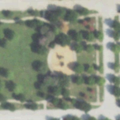 Aerial photo of Lakeland Heights Playground