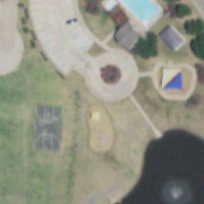Aerial view of Lakeside Estates Park