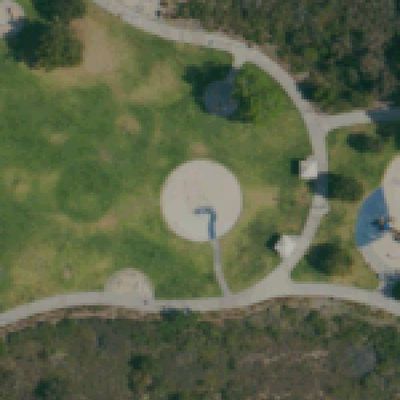 Aerial view of Lakeview Park