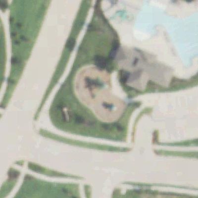 Aerial photo of Lakeview Retreat Playground