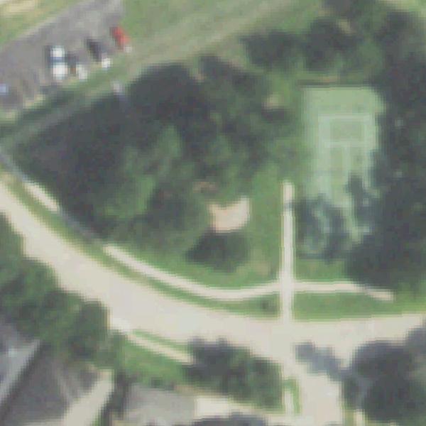 Aerial photo of Lakewood Crossing Shaded Park