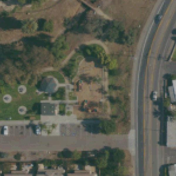 Aerial view of Lamar County Park