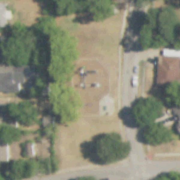 Aerial view of Lamar Park