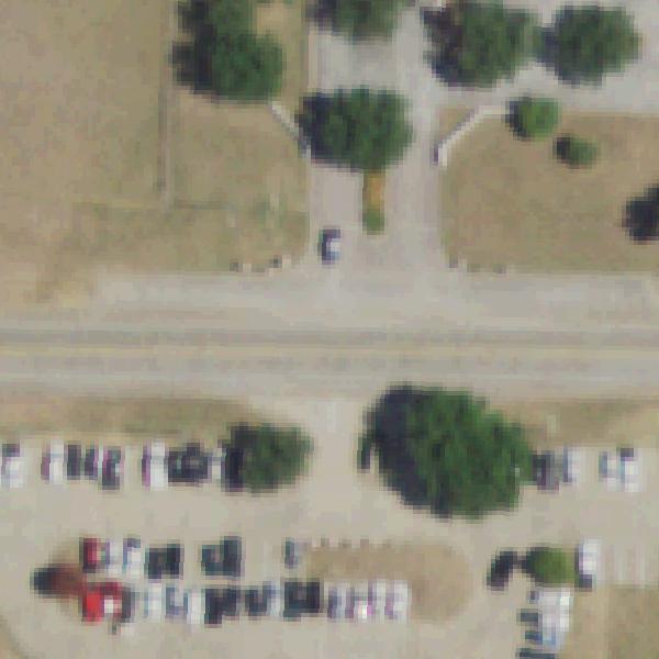 Aerial view of Lancaster City Park