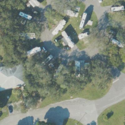 Aerial view of Larry and Penny Thompson Memorial Park and Campground