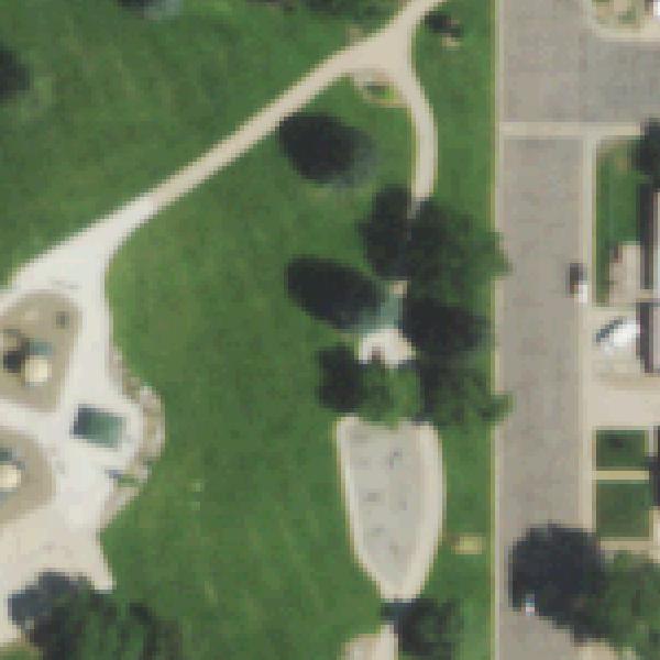 Aerial photo of Larson Park