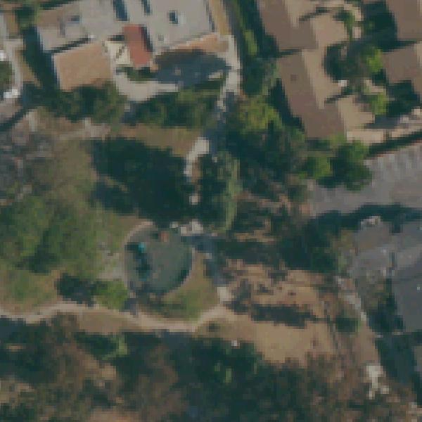 Aerial view of Lauderbach Park playground