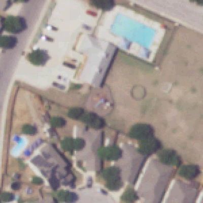 Aerial photo of Laura Heights Community Center/ Pool