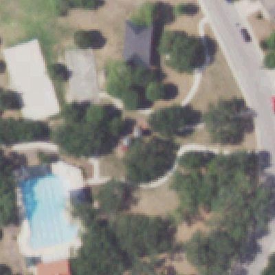 Aerial photo of Laurel Canyon Community Park and Pool