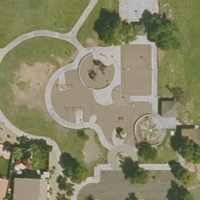 Aerial view of Laveen Village Park