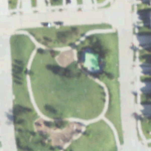 Aerial photo of Leafwing Park