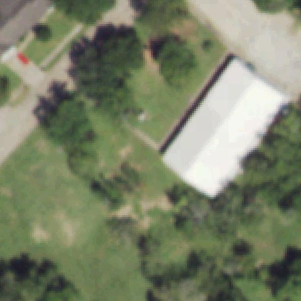 Aerial photo of Leavesley Park Jones Hangar