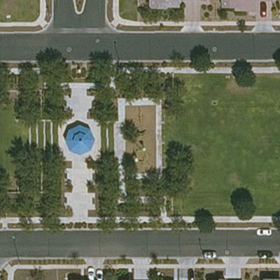 Aerial view of Legacy Park