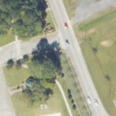Aerial view of Legion Field