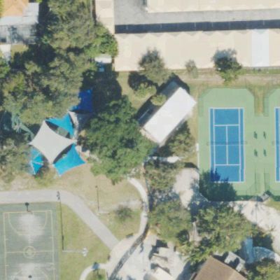 Aerial view of Legion Park