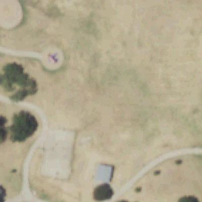 Aerial view of Lenard L Woods Park