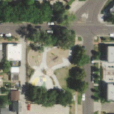 Aerial photo of Lenore B. Quick Park