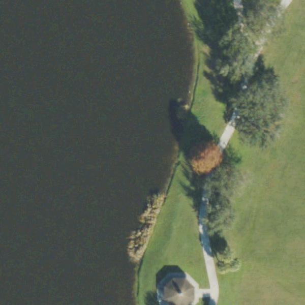 Aerial view of Leroy Hoequist Park