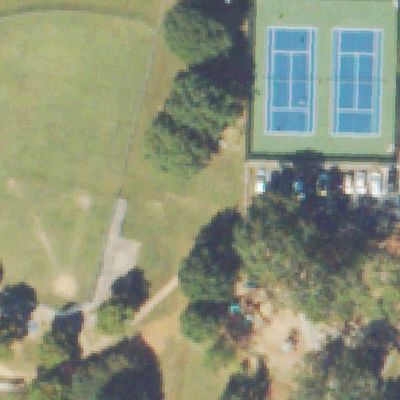 Aerial view of Lewis Park