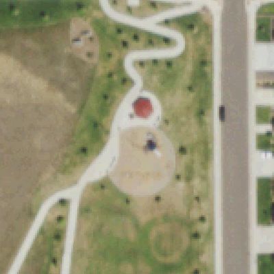 Aerial photo of Lewis Pointe Park