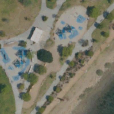 Aerial view of Liberty Station Playground