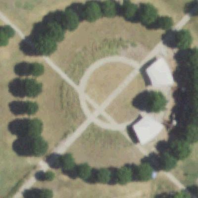 Aerial view of Limestone Quarry Park