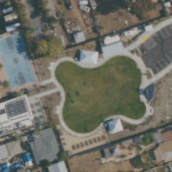 Aerial view of Lincoln Acres County Park