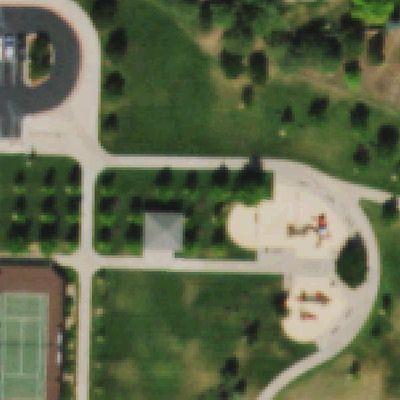 Aerial photo of Lincoln Park