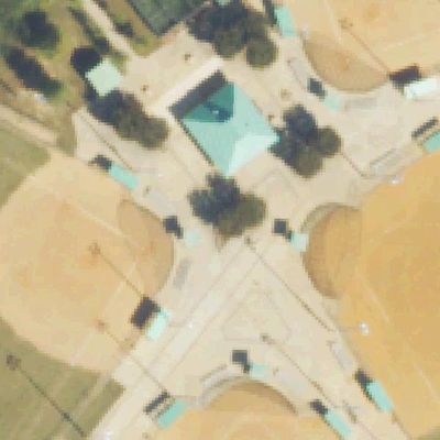 Aerial view of Lions Club Park