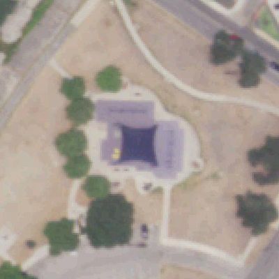 Aerial photo of Lions Field Playground