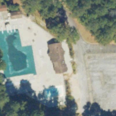 Aerial view of Lithonia Park