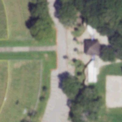 Aerial photo of Little Cedar Bayou Park