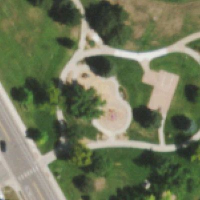 Aerial photo of Little Dry Creek Park