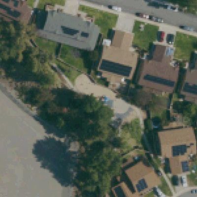Aerial view of Loftberg St Playground