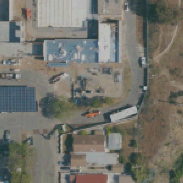 Aerial view of Loma Verde Park