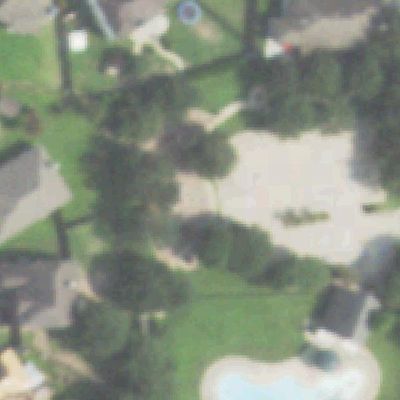 Aerial photo of Lone Oak Village Park