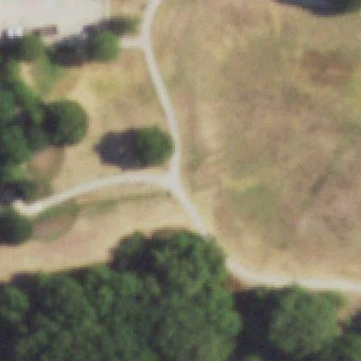 Aerial view of Lonesome Dove Park