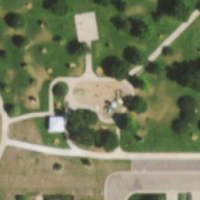 Aerial photo of Longs Peak Park