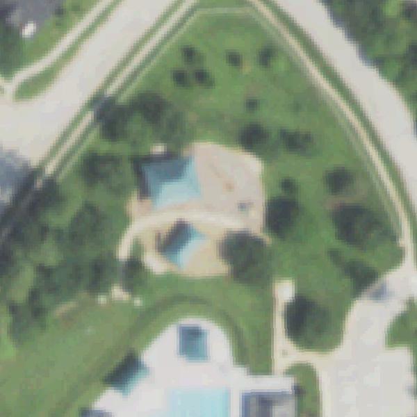 Aerial photo of Longwood Bend Park Playground